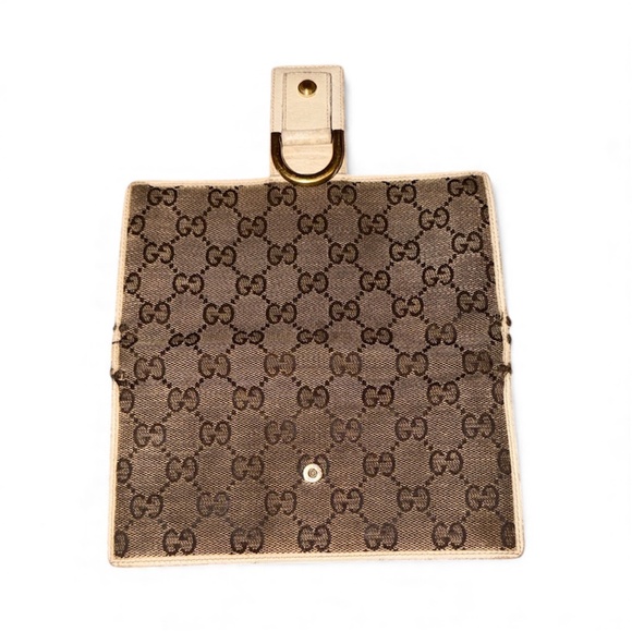 Gucci Vintage Monogram GG logo Long Folding Continental Wallet S - Picture 12 of 13